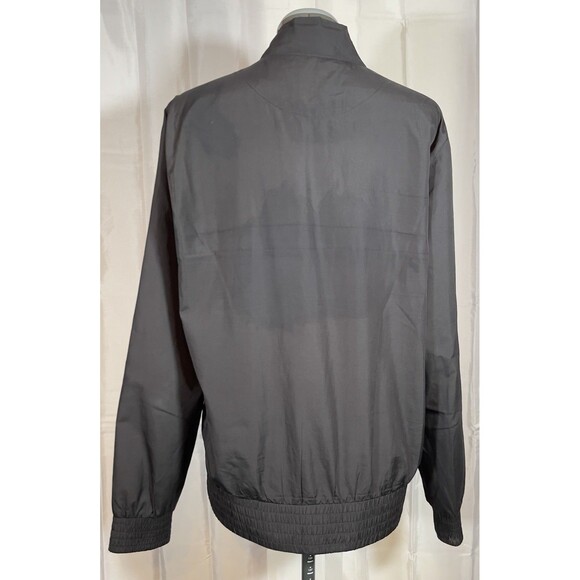Slate & Stone Classic Black Zip Bomber Jacket Lightweight Lined Pockets Medium M - Picture 3 of 7